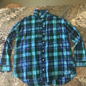 Blue Plaid Old Navy shirt
